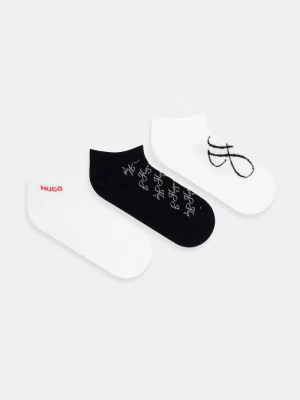 Obrázek produktu HUGO ponožky dámské s bavlnou 3P AS MONOGRAM CC W 3-pack černá