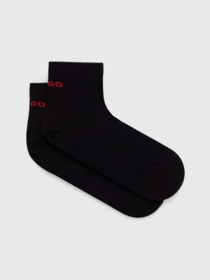 Obrázek produktu HUGO ponožky pánské s bavlnou 2P SH LOGO CC 2-pack černá