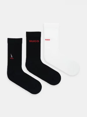 Obrázek produktu HUGO Ponožky HUGO 3P QS EMBROIDERY CC 3-pack černá