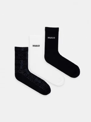 Obrázek produktu HUGO Ponožky HUGO 3P QS LOGO PIQUET CC 3-pack černá
