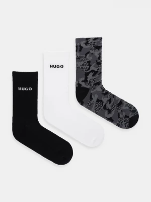 Obrázek produktu HUGO Ponožky HUGO 3P QS RIB CAMO CC 3-pack černá