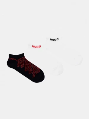 Obrázek produktu HUGO ponožky pánské 3P AS LOGO AOP C 3-pack černá