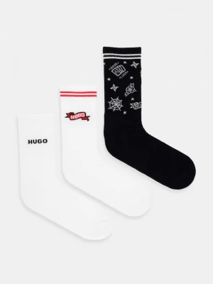 Obrázek produktu HUGO ponožky pánské 3P QS RIB TATTOO CC 3-pack