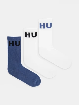 Obrázek produktu HUGO ponožky pánské s bavlnou 3P QS ICONIC CC 3-pack modrá
