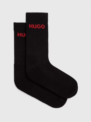 Obrázek produktu HUGO ponožky pánské s bavlnou 6P QS RIB LOGO CC 6-pack černá