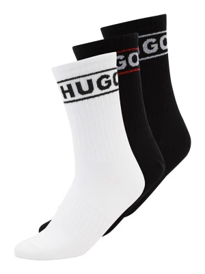 Obrázek produktu HUGO Ponožky šedá / červená / černá / bílá