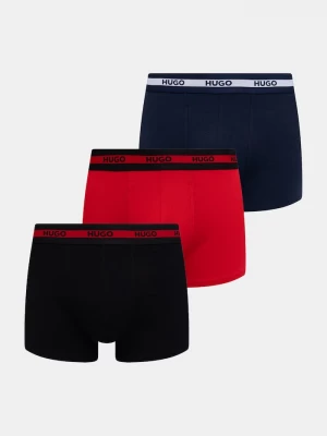 Obrázek produktu HUGO přiléhavé boxerky pánské bavlněné s elastanem TRIPLET PLANET 3-pack námořnická modř