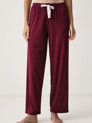 Obrázek produktu HUGO pyžamové kalhoty dámské s modalem CASUAL PANTS červená