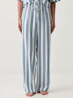 Obrázek produktu HUGO pyžamové kalhoty dámské z viskózy RESORT PANTS modrá