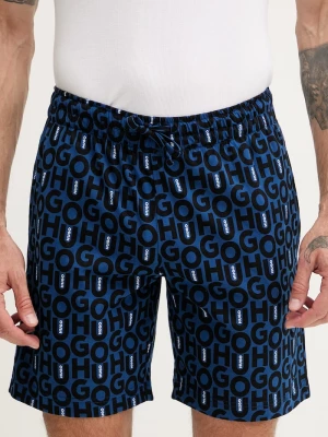 Obrázek produktu HUGO pyžamové šortky pánské bavlněné MILO SHORTS námořnická modř