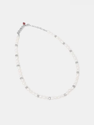 Obrázek produktu HUGO řetízek pánský z perleti E-SHELLBEADS2-NEC stříbrná