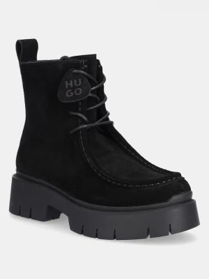 Obrázek produktu HUGO Semišové boty HUGO Kris černá