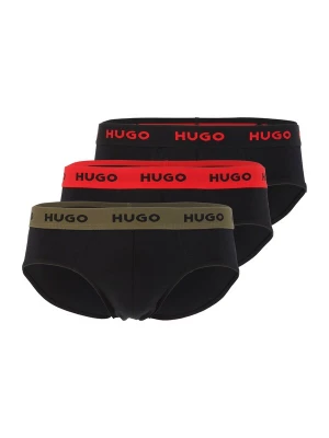Obrázek produktu HUGO Slipy olivová / červená / černá