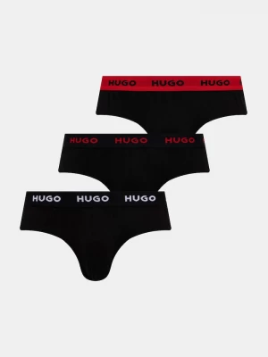 Obrázek produktu HUGO slipy pánské bavlněné elastanem HIPBRIEF TRIPLETPACK 3-pack černá