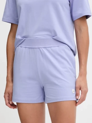Obrázek produktu HUGO šortky dámské bavlnou SIGNATURE_SHORT fialová