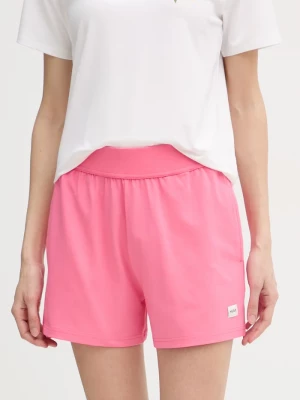 Obrázek produktu HUGO šortky dámské s bavlnou SIGNATURE_SHORT růžová