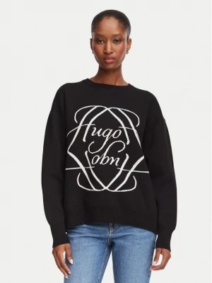 Obrázek produktu HUGO Svetr Siennale 50562692 Černá Oversize