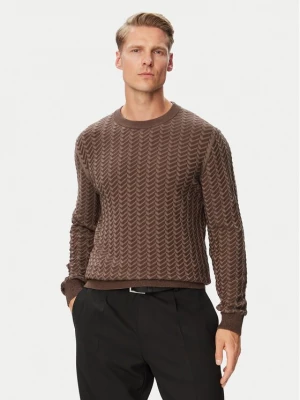 Obrázek produktu HUGO Svetr Simond 50570261 Hnědá Regular Fit