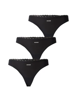 Obrázek produktu HUGO Tanga černá / bílá