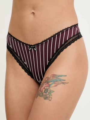Obrázek produktu HUGO tanga dámské THONG UNIQUE fialová