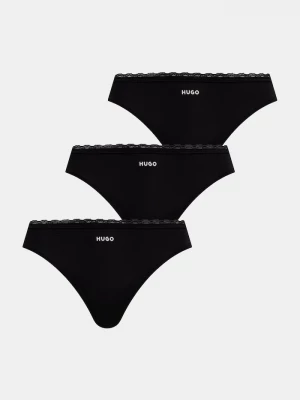 Obrázek produktu HUGO tanga dámské TRIPLET MICRO THONG 3-pack černá