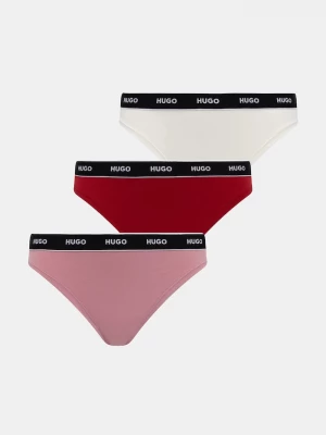 Obrázek produktu HUGO Tanga HUGO TRIPLET THONG STRIPE 3-pack červená