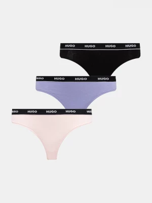 Obrázek produktu HUGO Tanga HUGO TRIPLET THONG STRIPE 3-pack modrá