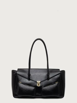 Obrázek produktu HUGO taška dámská z imitace kůže Quinley_Shoulder Bag černá