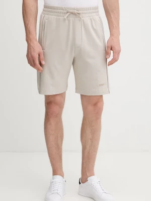 Obrázek produktu HUGO teplákové šortky pánské bavlněné s elastanem PALO SHORTS béžová