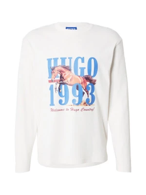 Obrázek produktu HUGO Tričko 'Nevalon' světlemodrá / hnědá / koňaková / bílá