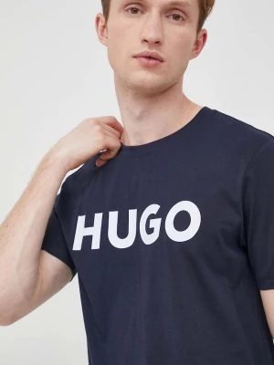 Obrázek produktu HUGO tričko pánské bavlněné Dulivio námořnická modř