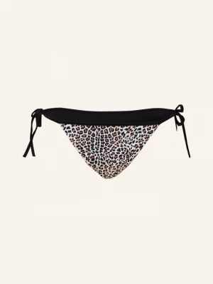 Obrázek produktu Hugo Trojúhelníkové Bikinové Kalhotky Monogram režná / hnědá / černá