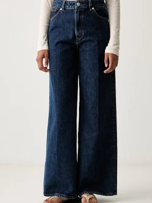 Obrázek produktu HUGO wide leg džíny dámské 937_16 námořnická modř