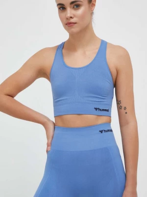 Obrázek produktu Hummel sportovní podprsenka HmlTIF SEAMLESS SPORTS TOP modrá