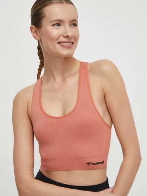 Obrázek produktu Hummel sportovní podprsenka hmlTIF SEAMLESS SPORTS TOP oranžová