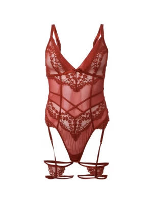 Obrázek produktu Hunkemöller Body 'Krystle' rubínově červená