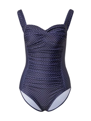 Obrázek produktu Hunkemöller Plavky 'Ocean Bloom' námořnická modř / bílá
