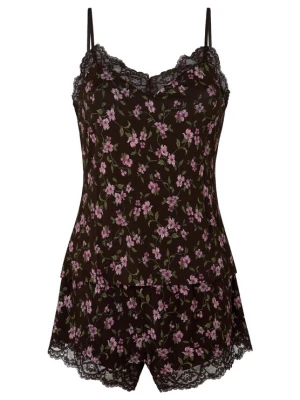 Obrázek produktu Hunkemöller Pyžamo 'Nana' hnědá / olivová / růžová