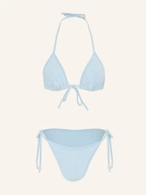 Obrázek produktu Hunza G Trojúhelníkové Bikiny Gina S Ozdobnými Perličkami tmavě modrá