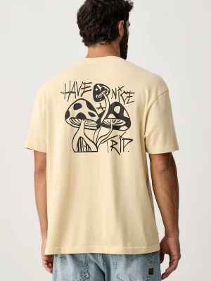 Obrázek produktu Hurley oversize tričko pánské bavlněné žlutá