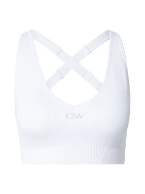 Obrázek produktu ICANIWILL Sportovní podprsenka světle šedá / bílá