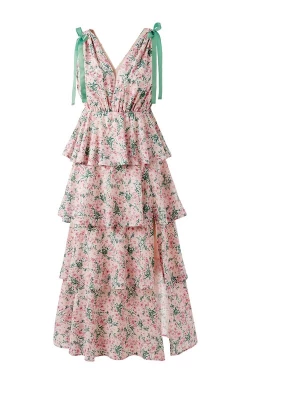 Obrázek produktu Imily Bela Šaty zelená / pink / růžová