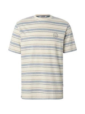 Obrázek produktu INDICODE JEANS Tričko 'Eron' režná / chladná modrá / hnědá