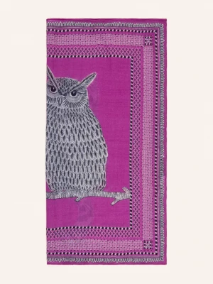 Obrázek produktu Inoui Editions Šátek Chouette fialová / šedá / tmavě modrá