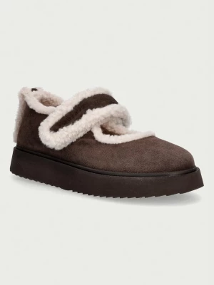 Obrázek produktu Inuikii baleríny semišové Shearling M.J. hnědá