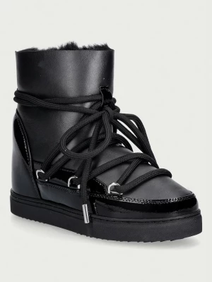Obrázek produktu Inuikii Gloss Wedge sběhule dámské kožené černá