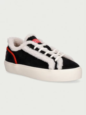 Obrázek produktu Inuikii Lila Shearling Lace Up sneakers boty dámské semišové černá
