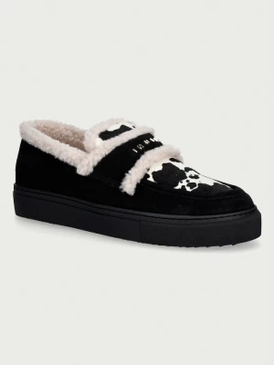 Obrázek produktu Inuikii mokasíny dámské kožené Shearling Print černá