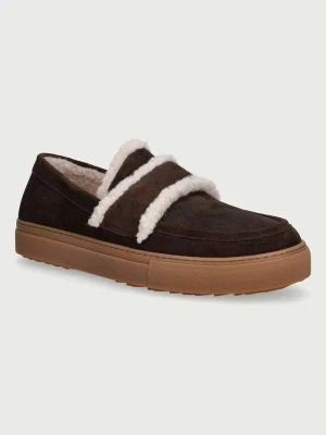 Obrázek produktu Inuikii mokasíny dámské semišové Shearling Loafer hnědá
