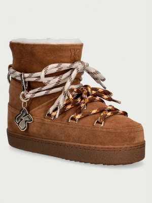 Obrázek produktu Inuikii Quilted Suede sběhule dámské semišové hnědá